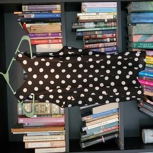 Polka-dot Sleeveless Blouse